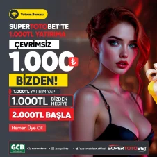 1000 TL yatırıma 1000 TL Bonus