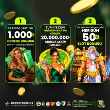 TÜM SAGLAYICILARDA GEÇERLİ HER GUN 50% SLOT BONUSU