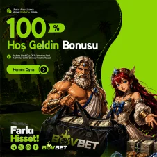 Bovbet'e şimdi üye ol. %100 Hoşgeldin Bonusundan yararlan!