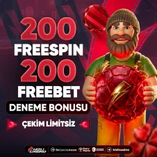 Spinlord Üyelerine Özel 200 Freespin, 200 Freebet Deneme Bonusu